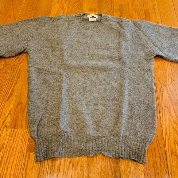 Paul Stuart Sweater Mens 100% Wool Crewneck Pullover Size Large Made In Scotland - Picture 3 of 16
